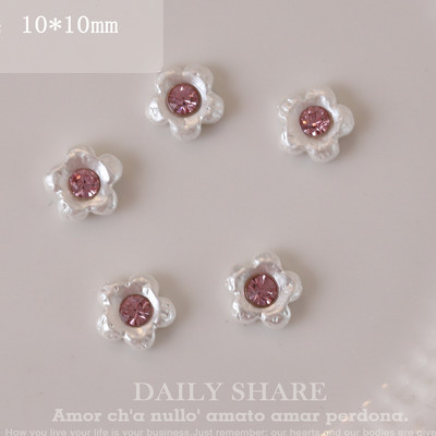 20 vnt. Baroko perlų nagų dailės žavesiai, 3D derva, meilė, žvaigždės formos deimantiniai papuošalai, nagų krištolas, prispaudimas prie nagų, dalys, priedai