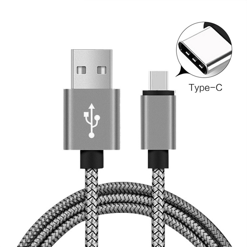 C tipo kabelis USB C įkrovimo kabelis C tipo laidas, skirtas Samsung Galaxy A3 A5 A7 2017 A8 A9 2018 S10 S9 S8 A8s greitam įkrovikliui