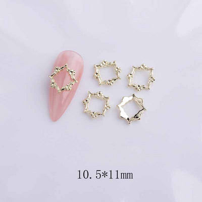 20db ötvözött szalag masni köröm dekoráció 3D arany/ezüst szépség ötvözet masni design körömékszer barkácsolás divat manikűr kiegészítők