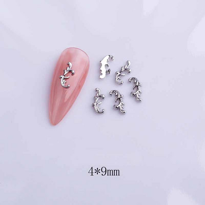 20db ötvözött szalag masni köröm dekoráció 3D arany/ezüst szépség ötvözet masni design körömékszer barkácsolás divat manikűr kiegészítők