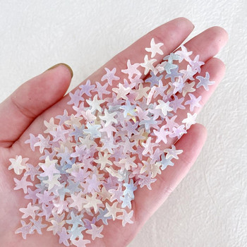 30 τεμ. κοκκοποιημένη ρητίνη ζάχαρης Starfish Nail Art Charms Kawaii Αξεσουάρ Προμήθειες Διακόσμησης Νυχιών Υλικά Μέρη Διακόσμησης Μανικιούρ