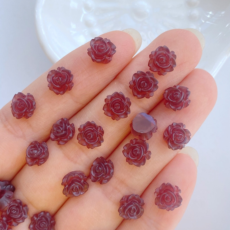 100 vnt Naujos dervos mielos mini kamelijos plokščios nugaros akmens aplikacijos figūrėlės „pasidaryk pats“ vestuvių iškarpų albumo manikiūro priedai