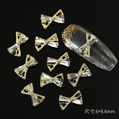 10/5 vnt Butterfly lydinio nagų dailės papuošalų žavesys 3D drugelis aukso/sidabro cirkonio deimantas „pasidaryk pats“ nagų dailės dekoravimo priedai #JE8