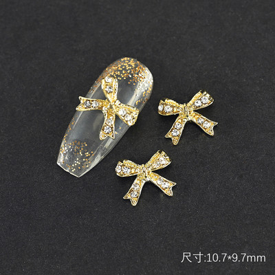 10/5 vnt Butterfly lydinio nagų dailės papuošalų žavesys 3D drugelis aukso/sidabro cirkonio deimantas „pasidaryk pats“ nagų dailės dekoravimo priedai #JE8