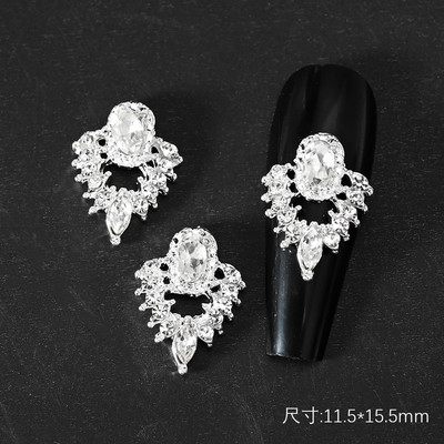 10/5 vnt Butterfly lydinio nagų dailės papuošalų žavesys 3D drugelis aukso/sidabro cirkonio deimantas „pasidaryk pats“ nagų dailės dekoravimo priedai #JE8