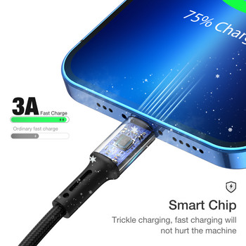 USB кабел за бързо зареждане за iPhone 13 12 11 Pro X Max 6 6s 7 8 Plus Apple iPad Origin Lead Кабел за мобилен телефон Кабел за зарядно устройство за данни 3 м
