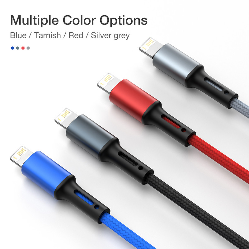 Καλώδιο USB γρήγορης φόρτισης για iPhone 13 12 11 Pro X Max 6 6s 7 8 Plus Apple iPad Origin Lead Καλώδιο κινητού τηλεφώνου Καλώδιο φορτιστή δεδομένων 3m