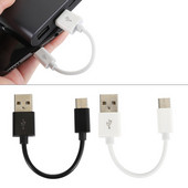 Tip C Micro USB kabel 10 cm kratki, brzo punjenje za Android telefon, podatkovni kabel za sinkronizaciju, USB adapterska žica