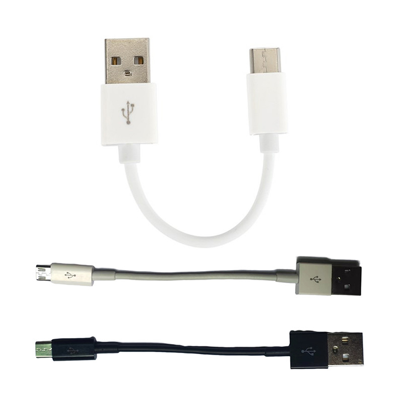 Tip C Micro USB kabel 10 cm kratki, brzo punjenje za Android telefon, podatkovni kabel za sinkronizaciju, USB adapterska žica