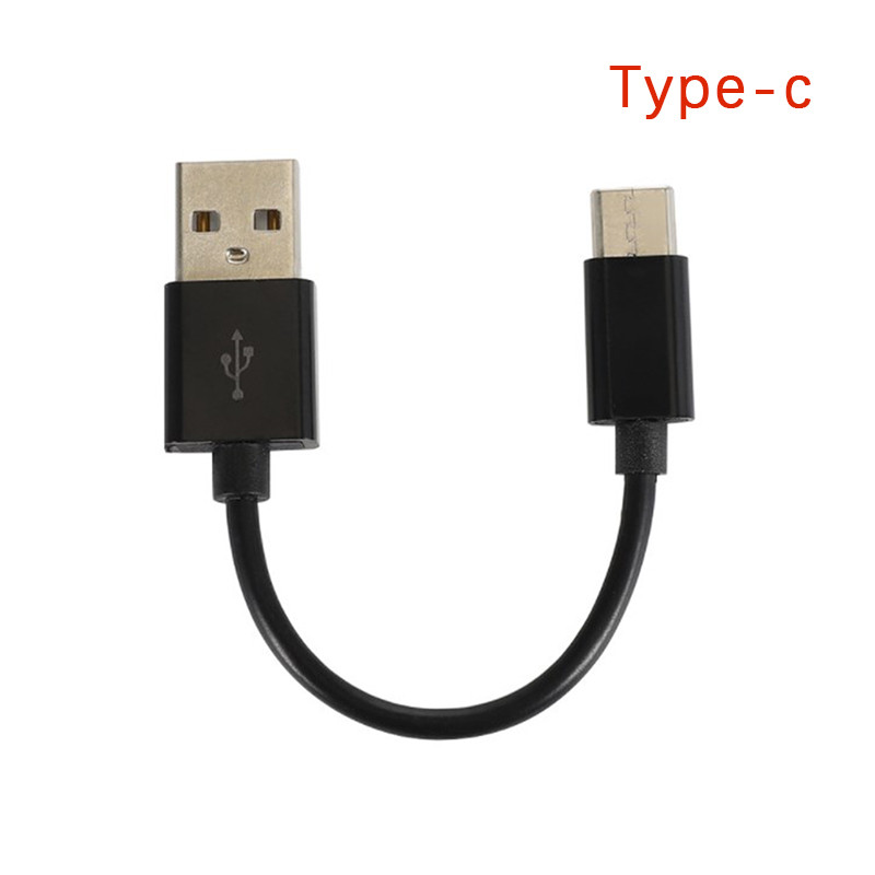 Tip C Micro USB kabel 10 cm kratki, brzo punjenje za Android telefon, podatkovni kabel za sinkronizaciju, USB adapterska žica