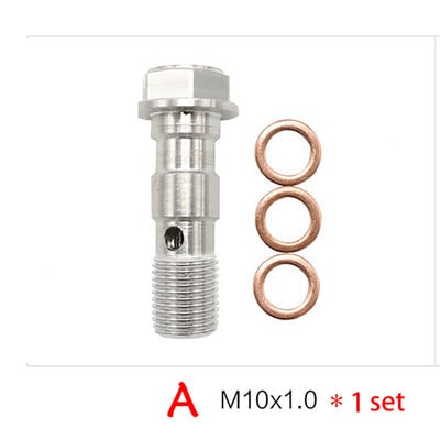 Motociklo stabdžių apkaba Banjo varžtas oro išleidimo varžto nipelis M10X1.0MM/1.25MM 304 nerūdijantis plienas, skirtas Honda Yamaha Kawasaki Suzuki