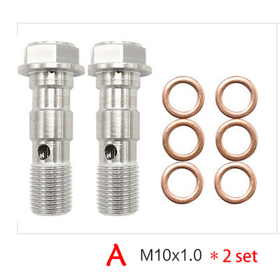 Motociklo stabdžių apkaba Banjo varžtas oro išleidimo varžto nipelis M10X1.0MM/1.25MM 304 nerūdijantis plienas, skirtas Honda Yamaha Kawasaki Suzuki
