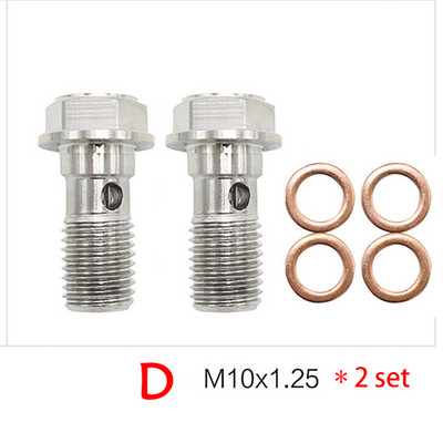 Motociklo stabdžių apkaba Banjo varžtas oro išleidimo varžto nipelis M10X1.0MM/1.25MM 304 nerūdijantis plienas, skirtas Honda Yamaha Kawasaki Suzuki