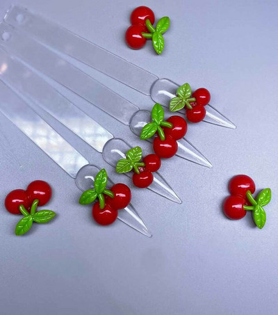 20 vnt. spurga nagų žavesys DONUT ledinuko formos pakabukai akriliniams nagams dervos nagų dailė.