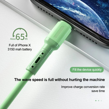 Καλώδιο Lovebay Pink Type C Micro Cables Android Data 3A USB Charger Wire Fast Charging for iPhone 13 Xiaomi 12 11 Samsung Huawei