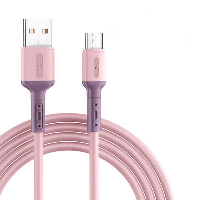 Lovebay Pink Type C кабел Микро кабели Android Data 3A USB кабел за зарядно устройство Бързо зареждане за iPhone 13 Xiaomi 12 11 Samsung Huawei