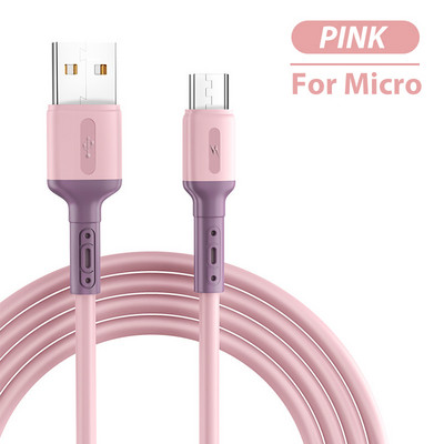 Lovebay Pink C-tüüpi kaabel Mikrokaablid Android Data 3A USB laadija juhe Kiirlaadimine iPhone 13 Xiaomi 12 11 Samsung Huawei jaoks