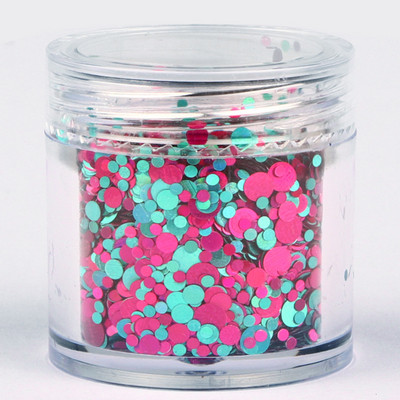 10 ml/dėžutė apvalių nagų blizgučiai spalvingi mišraus dydžio nagai dribsniai apskritimai blizgantys Paillette žavesio nagų dailės dekoravimo manikiūras