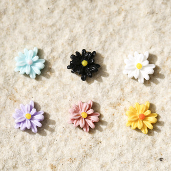 50PCS 3D акрилни цветя Талисмани за нокти Дейзи Хризантема Дизайн Маникюр Декор Аксесоари Консумативи за нокти за професионалисти