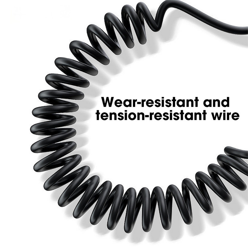 Cablu USB tip C pentru încărcare rapidă telescopică 1,5 m/1 m 5A pentru telefoane Android Samsung Huawei Android Accesorii Cablu de date USB pentru mașină