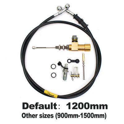12,7 mm stūmoklinio motociklo hidraulinės sankabos pagrindinio cilindro strypo stabdžių siurblys M10x1,25 mm CNC aliuminis, skirtas motokroso dviračių motociklams