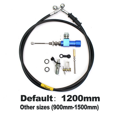 12,7 mm stūmoklinio motociklo hidraulinės sankabos pagrindinio cilindro strypo stabdžių siurblys M10x1,25 mm CNC aliuminis, skirtas motokroso dviračių motociklams