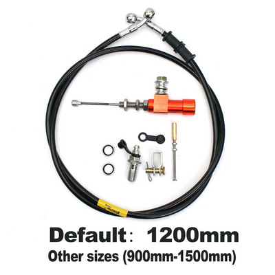 12,7 mm stūmoklinio motociklo hidraulinės sankabos pagrindinio cilindro strypo stabdžių siurblys M10x1,25 mm CNC aliuminis, skirtas motokroso dviračių motociklams