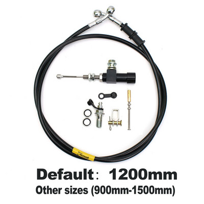 12,7 mm stūmoklinio motociklo hidraulinės sankabos pagrindinio cilindro strypo stabdžių siurblys M10x1,25 mm CNC aliuminis, skirtas motokroso dviračių motociklams