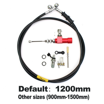 12,7 mm stūmoklinio motociklo hidraulinės sankabos pagrindinio cilindro strypo stabdžių siurblys M10x1,25 mm CNC aliuminis, skirtas motokroso dviračių motociklams