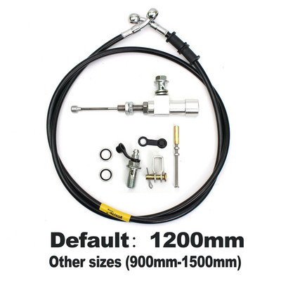 12,7 mm stūmoklinio motociklo hidraulinės sankabos pagrindinio cilindro strypo stabdžių siurblys M10x1,25 mm CNC aliuminis, skirtas motokroso dviračių motociklams