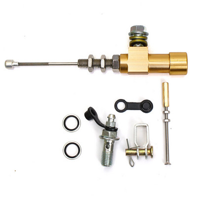 12,7 mm stūmoklinio motociklo hidraulinės sankabos pagrindinio cilindro strypo stabdžių siurblys M10x1,25 mm CNC aliuminis, skirtas motokroso dviračių motociklams