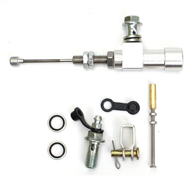 12,7 mm stūmoklinio motociklo hidraulinės sankabos pagrindinio cilindro strypo stabdžių siurblys M10x1,25 mm CNC aliuminis, skirtas motokroso dviračių motociklams