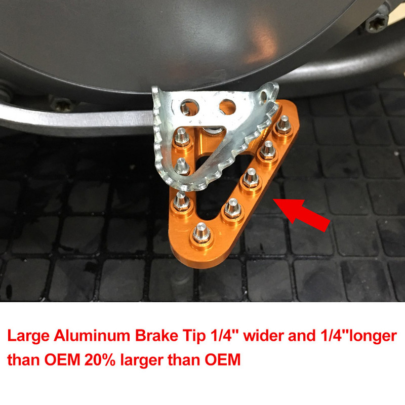 Galinio stabdžių pedalo žingsnio antgalio plokštelė, skirta KTM SX SXF EXC EXCF XCW XCFW XC XCF, skirta Husqvarna 125 150 250 350 450 2016-2023 2020 m.