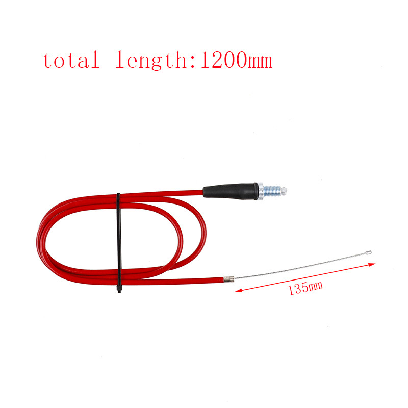 980/1070/1200 mm droselio sankabos trosas Kinijos Pit Dirt Motor Bike XR50 CRF50 CRF70 KLX 110 125 SSR TTR BBR Horizontalus variklis