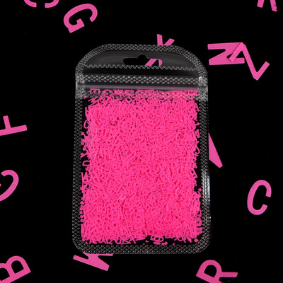 1Bag Sparkly Paillette Suurtähega Inglise Kirjaga Nael Litrid Värvid Holograafilised Küünte Glitter 3D Helbed Viilud Kunsti Aksessuaarid