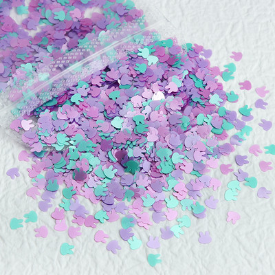 1Bag Sparkly Paillette Suurtähega Inglise Kirjaga Nael Litrid Värvid Holograafilised Küünte Glitter 3D Helbed Viilud Kunsti Aksessuaarid