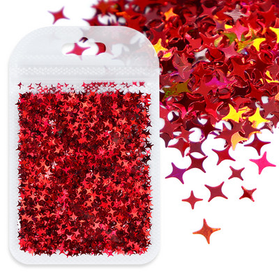 1Bag Sparkly Paillette Suurtähega Inglise Kirjaga Nael Litrid Värvid Holograafilised Küünte Glitter 3D Helbed Viilud Kunsti Aksessuaarid