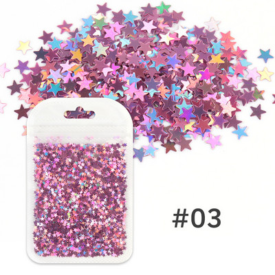 1Bag Sparkly Paillette Suurtähega Inglise Kirjaga Nael Litrid Värvid Holograafilised Küünte Glitter 3D Helbed Viilud Kunsti Aksessuaarid
