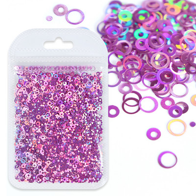 1Bag Sparkly Paillette Suurtähega Inglise Kirjaga Nael Litrid Värvid Holograafilised Küünte Glitter 3D Helbed Viilud Kunsti Aksessuaarid