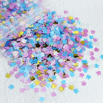 1Bag Sparkly Paillette Suurtähega Inglise Kirjaga Nael Litrid Värvid Holograafilised Küünte Glitter 3D Helbed Viilud Kunsti Aksessuaarid
