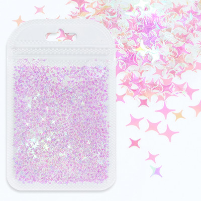 1Bag Sparkly Paillette Suurtähega Inglise Kirjaga Nael Litrid Värvid Holograafilised Küünte Glitter 3D Helbed Viilud Kunsti Aksessuaarid