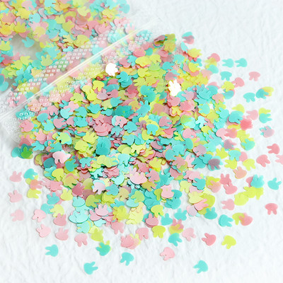 1Bag Sparkly Paillette Suurtähega Inglise Kirjaga Nael Litrid Värvid Holograafilised Küünte Glitter 3D Helbed Viilud Kunsti Aksessuaarid