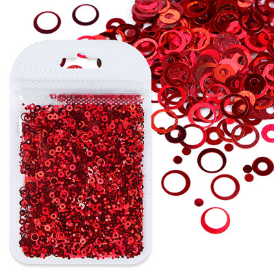 1Bag Sparkly Paillette Suurtähega Inglise Kirjaga Nael Litrid Värvid Holograafilised Küünte Glitter 3D Helbed Viilud Kunsti Aksessuaarid