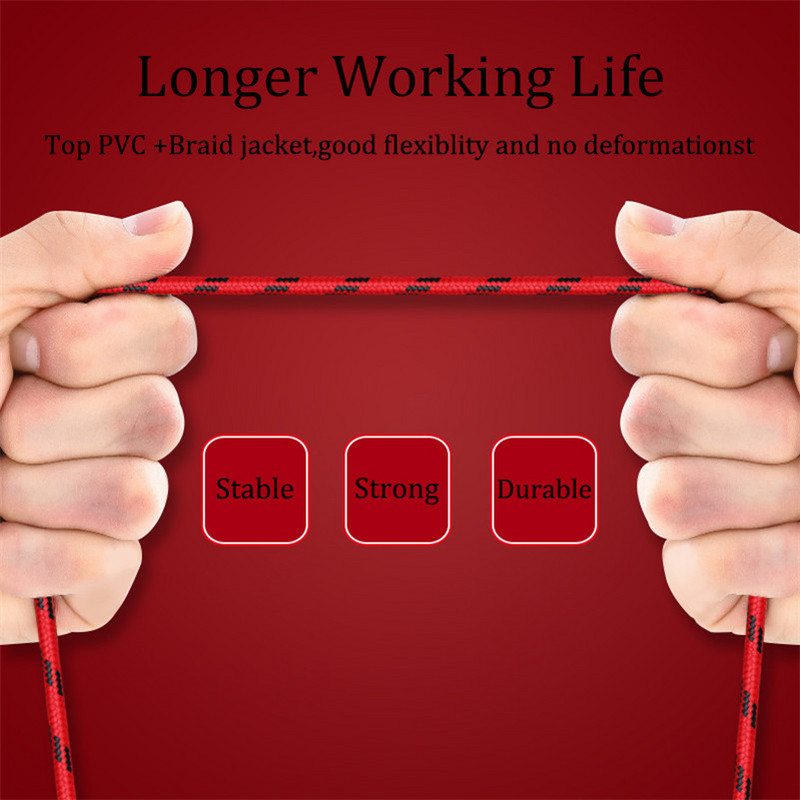 Cablu USB tip C Cablu de încărcare USB C Bandă de sârmă Cablu C Cablu de încărcare rapidă QC 3.0 Cablu de încărcare pentru Samsung S10+ Huawei Honor Xiaomi LG