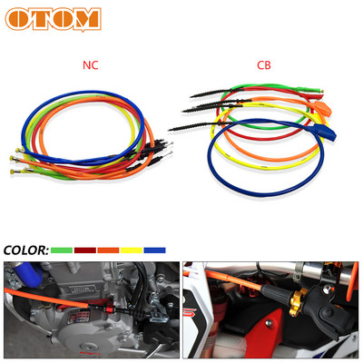 OTOM motorkerékpár enduro tengelykapcsoló vezeték kábel drót Dirt Bike 316 rozsdamentes acél mag fékvezeték tengelykapcsoló olajtömlő NC CB CG motorhoz