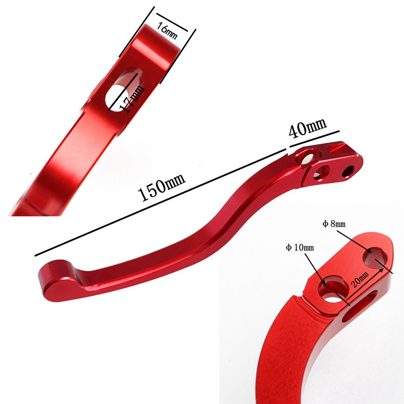 Universalus CNC motociklo radialinės stabdžių sankabos svirtis hidraulinio siurblio pagrindinio cilindro rankenos svirtis, skirta Adelin PX1 Frando 7nb L arba R