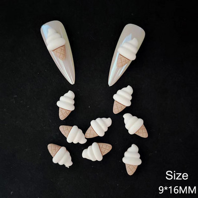 10 tk Vaigust lehma küünekunsti võlu 3D armsad loomad ükssarvik lehm küünekaunistus Kawaii DIY küünekunsti kaunistus 11x13MM