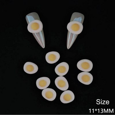 10 tk Vaigust lehma küünekunsti võlu 3D armsad loomad ükssarvik lehm küünekaunistus Kawaii DIY küünekunsti kaunistus 11x13MM