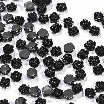 100 vnt. / Maišelis Korėjos tuščiaviduris širdies perlas, nagų dailės pakabukai 11 mm papuošalų lipdukai perlai Dekoracijos Graduuota spalva nagams Dizainas A604