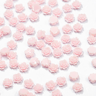 100 vnt. / Maišelis Korėjos tuščiaviduris širdies perlas, nagų dailės pakabukai 11 mm papuošalų lipdukai perlai Dekoracijos Graduuota spalva nagams Dizainas A604